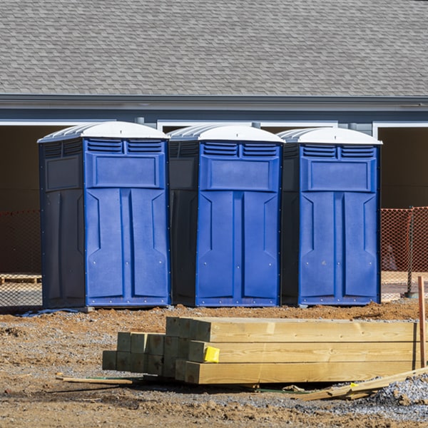 how do you ensure the portable restrooms are secure and safe from vandalism during an event in Janesville IA